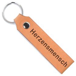 Handgenähter Leder-Schlüsselanhänger Aus Deutschland – Personalisiertes Geschenk Für Ihn & Sie